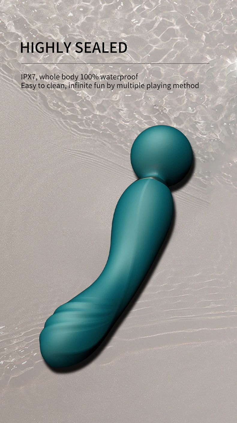 Electric AV Wand Massager G C Spot Nipple Breast Vagina Clitoris Tongue Sucking Vibrator Wand Vibrator Silicone Sex Doll Adult Toy