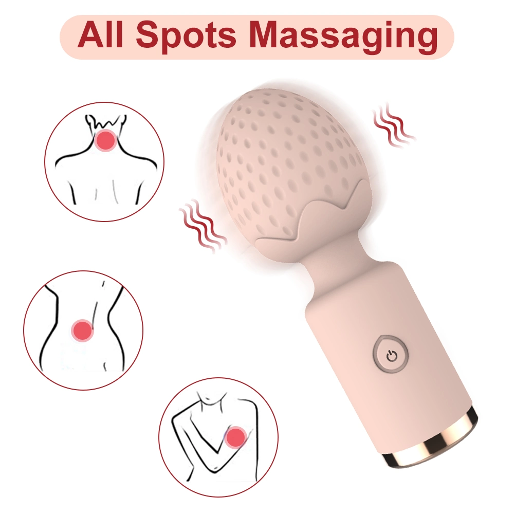Full Body AV Wand Massage Sex Toy USB Rechargeable AV Wand Vibrator for Adult