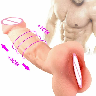Big Realistic TPE Dildo Sex Toy for Men Soft 3D Sex Doll Penis Vagina G