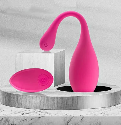 G Spot Vibrator Sex Toy Nipple Clitoral Anal Stimulator, Remote Control Love Egg/Vibrating Egg with USB Rechargeable and 10 Modes, Liquid Silicone Massager,