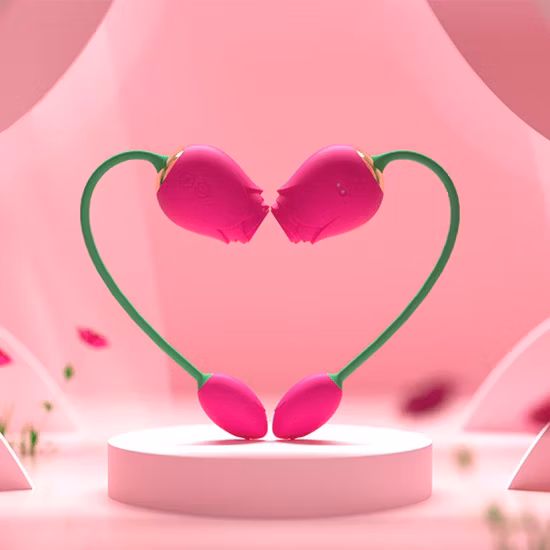 Mini Rose Tongue Licking Vibrator Licking to Stimulate Nipples Clitoris Vibrator Sex Adult Toy for Women